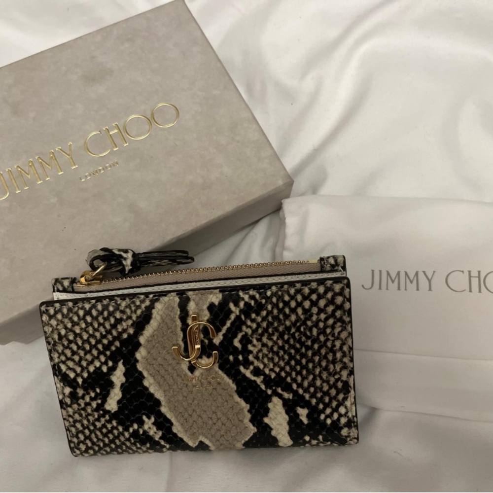Authentic NWB Jimmy Choo Snake Print Wallet